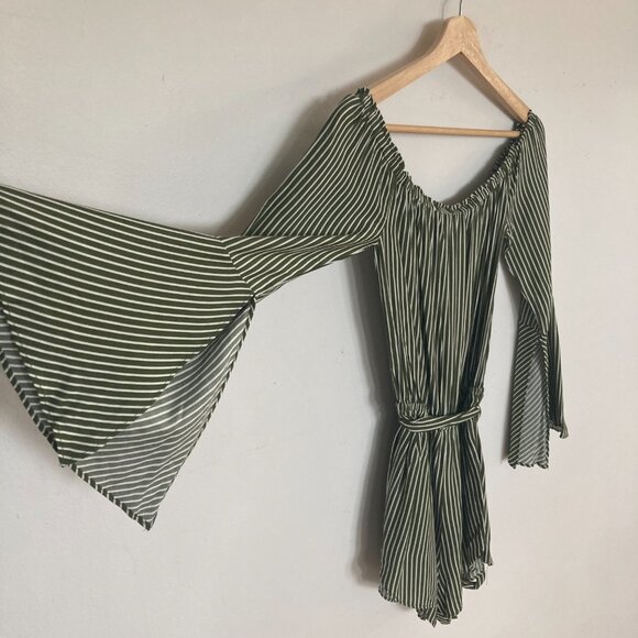 One piece Romper - green stripe - Silence + Noise size XS - Picture 9 of 15